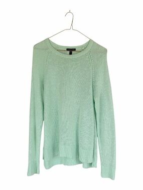 Eileen Fisher Mint Green Lightweight Crewneck Sweater